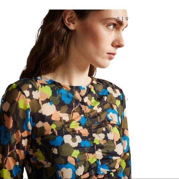 NWT Ted Baker London Ttinna Ruched Front Dress - Picture 4 of 7